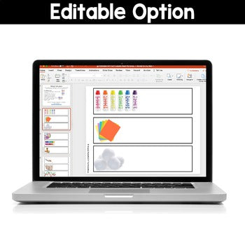 Art Supplies Rolling Cart Labels Real Pictures