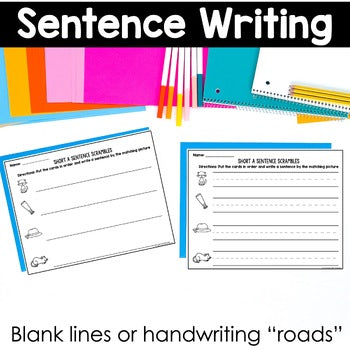 CVC Decodable Sentence Scrambles | Science of Reading