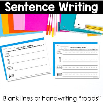 Decodable Sentence Scramble Bundle | Science of Reading