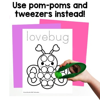 February Dot Marker Activities | Bingo Dot Markers | Fine Motor