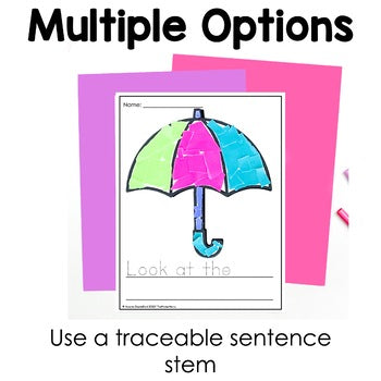 Umbrella Tear Art Craft | Spring Craft