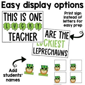 Leprechaun Craft | Bulletin Board | St Patricks Day | March