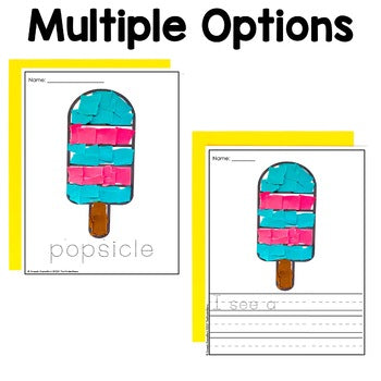 Popsicle Tear Art Craft | Spring Summer Craft