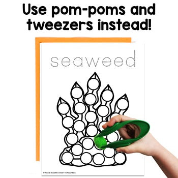 May Ocean Dot Marker Activities | Bingo Dot Markers | Fine Motor