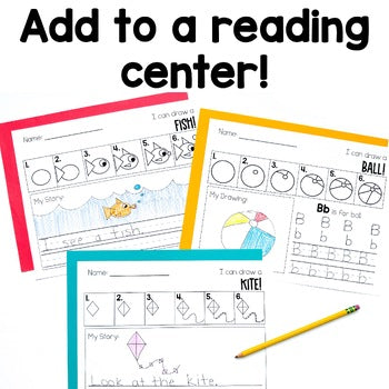 Alphabet Directed Drawings with Shapes | Student Centered Decor