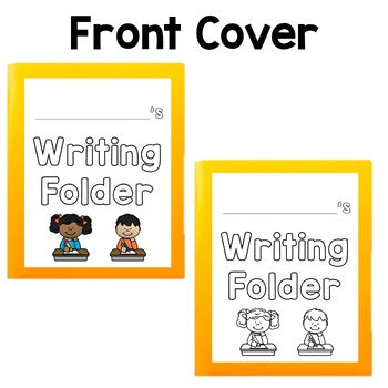 Kindergarten Writing Folder | Anchor Charts | Labels