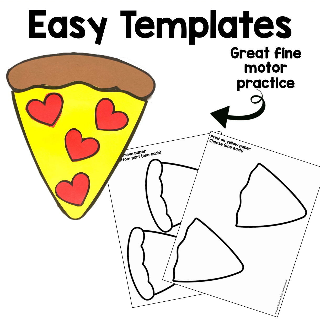 Valentines Day Craft | Pizza