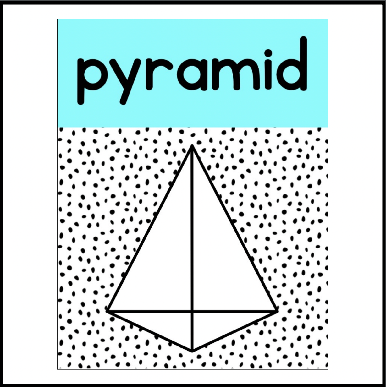 Bright Rainbow 3D Shape Posters | Dalmatian Print