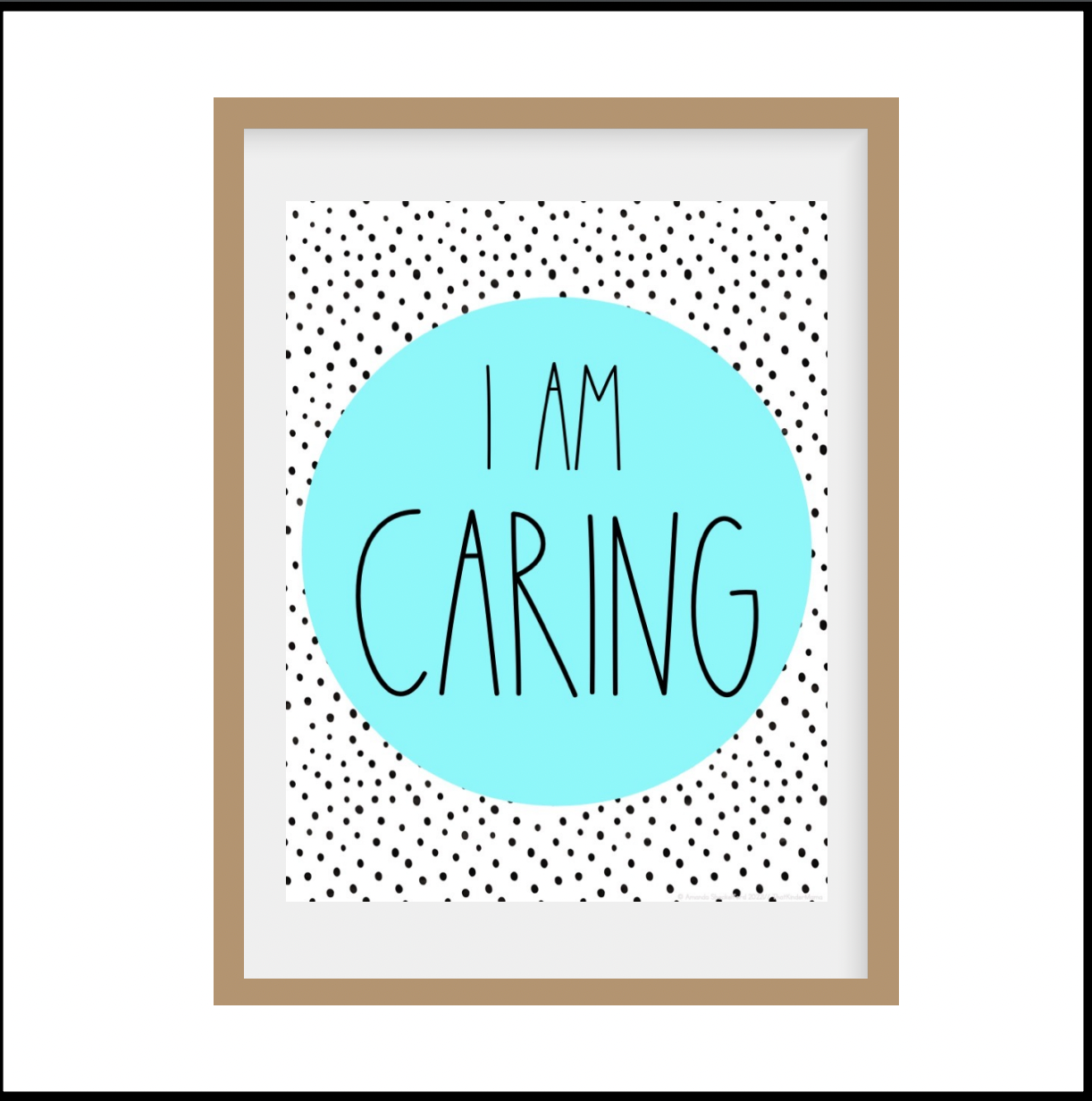 Bright Rainbow Affirmation Posters | Editable | Neutral Decor | Dalmatian Print