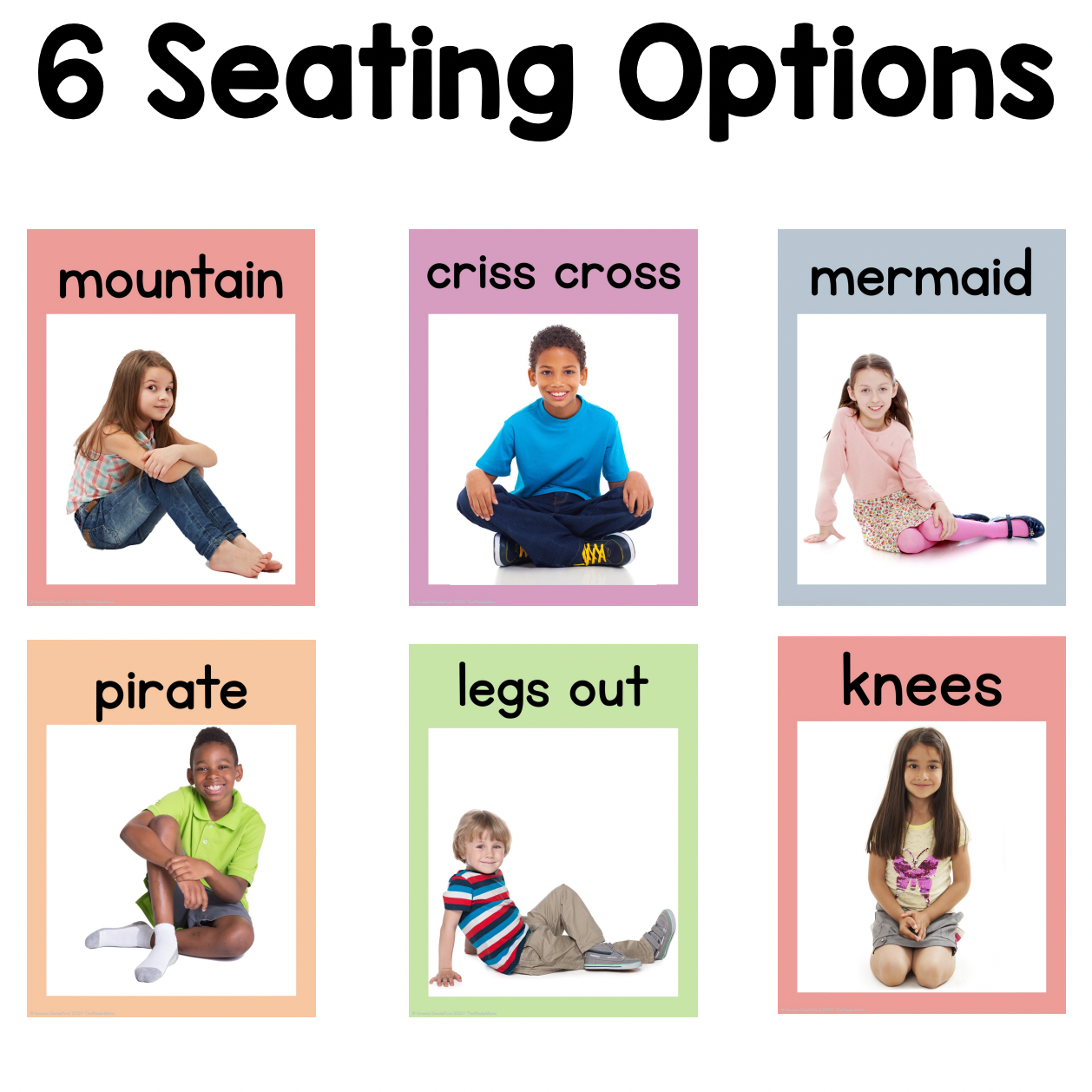 Carpet Posters | Nonfiction | Editable | Pastel Rainbow