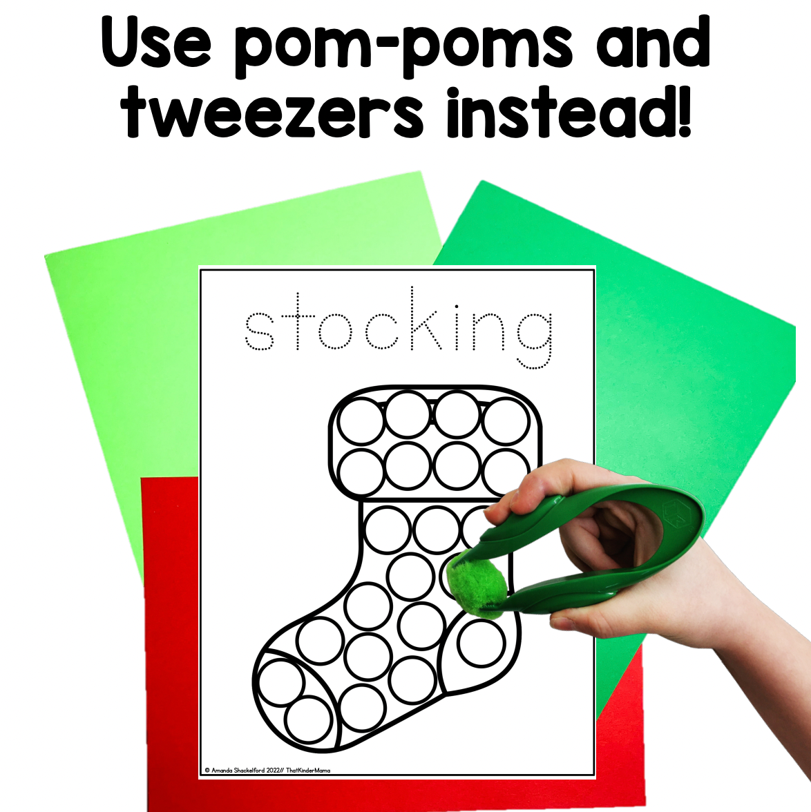 Christmas Dot Marker Activities | Bingo Dot Markers | Fine Motor