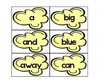 Kindergarten Pre-Primer Sight Word Flashcards and Letter to Parents