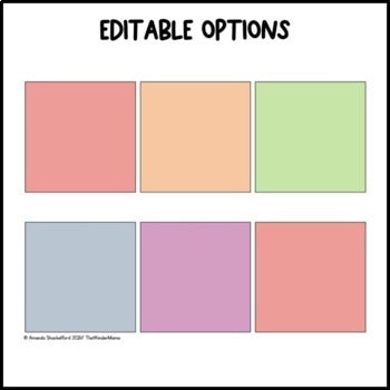 Pastel Rainbow Student Book Bin Labels | Editable | Dalmatian