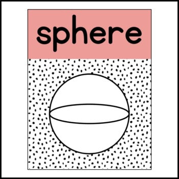 Pastel Rainbow Dalmatian 3D Shape Posters | Classroom Decor