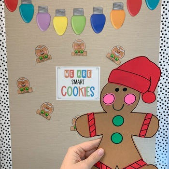 Gingerbread Craft with Bulletin Board