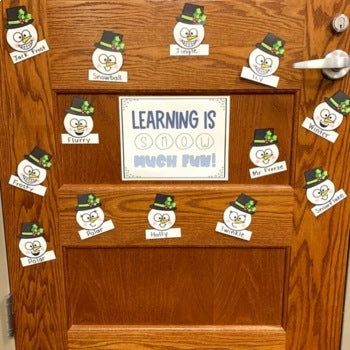 Snowman Craft and Bulletin Board | January | Winter