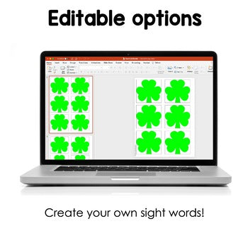 March Sensory Bin | Alphabet and Sight Words Center | Editable