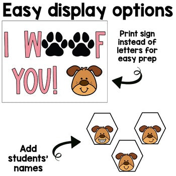 I Woof You Valentines Day Craft