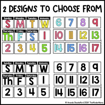 Real Photos Calendar | Kindergarten | Bright Rainbow