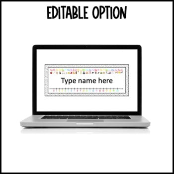 Real Alphabet Pictures Name Plates | Boho | Pastel Rainbow | Bright Rainbow