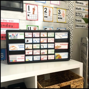 Teacher Toolbox Real Pictures | Editable | Bright Rainbow | Pastel Rainbow | Boho