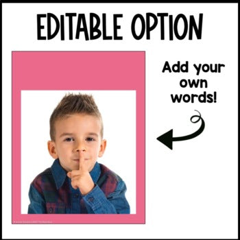 Whole Body Listening Posters | Real Pictures | Classroom Rules