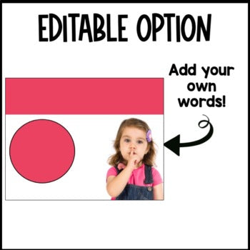 Real Picture Voice Level Chart | Nonfiction | Editable | Bright Rainbow