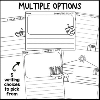 December Writing Center | Nonfiction Pictures | Real Pictures | Editable