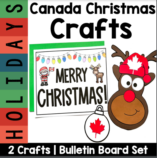 Canada Christmas Craft | Reindeer | Ornament