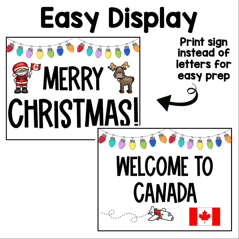 Canada Christmas Craft | Reindeer | Ornament