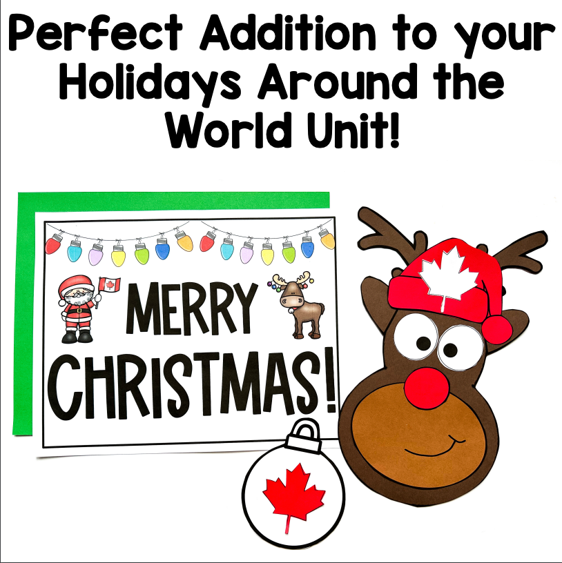 Canada Christmas Craft | Reindeer | Ornament