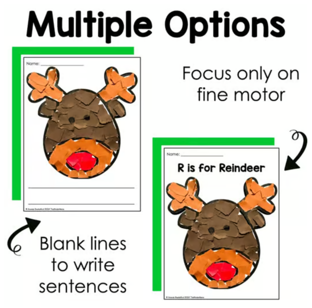 Christmas Tear Art Craft