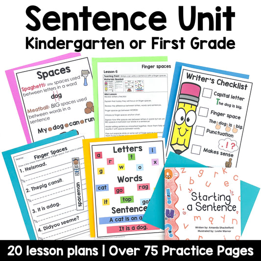 Sentence Writing Unit