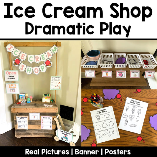 Ice Cream Shop Dramatic Play | Real Pictures