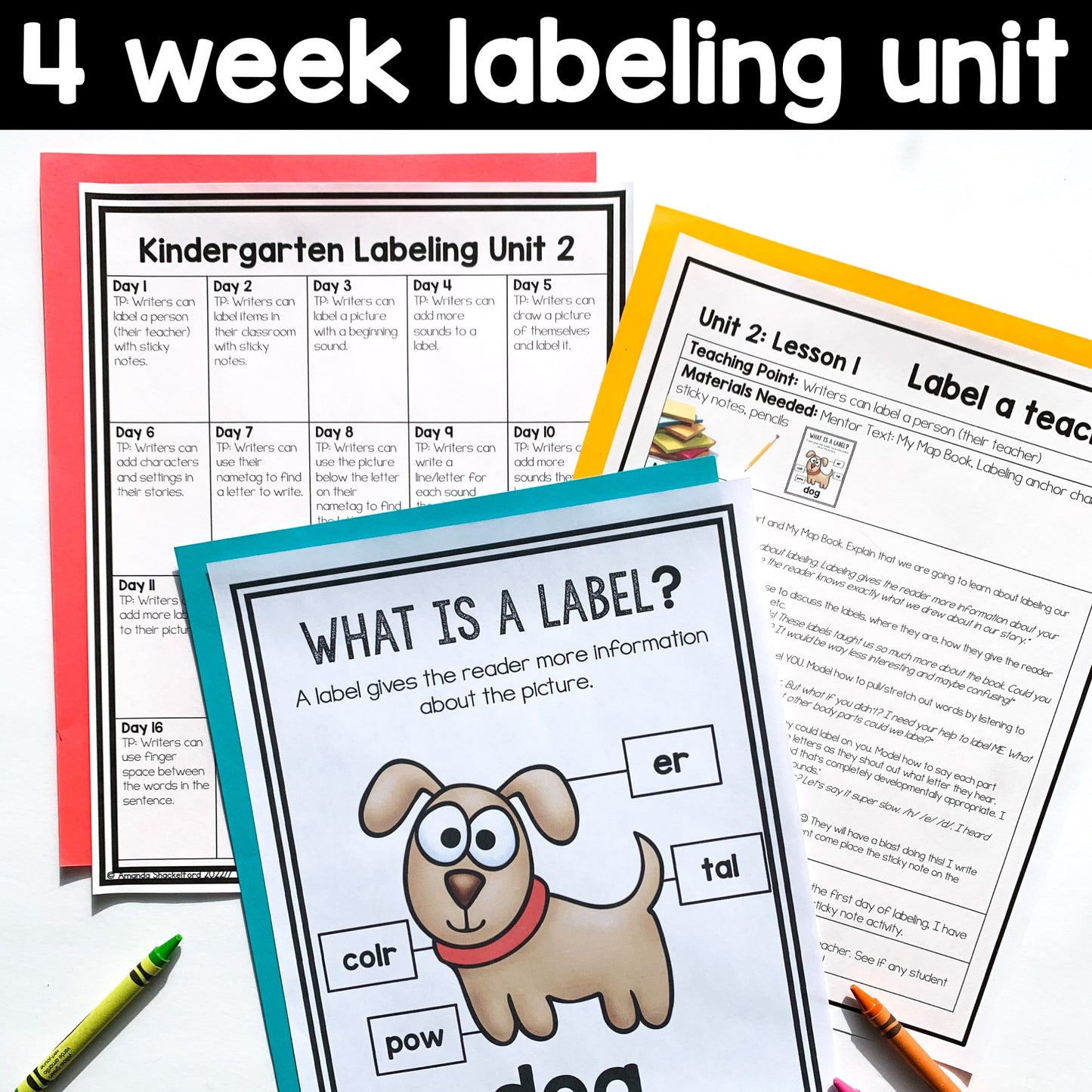 Monthly Labeling Practice Pages Bundle