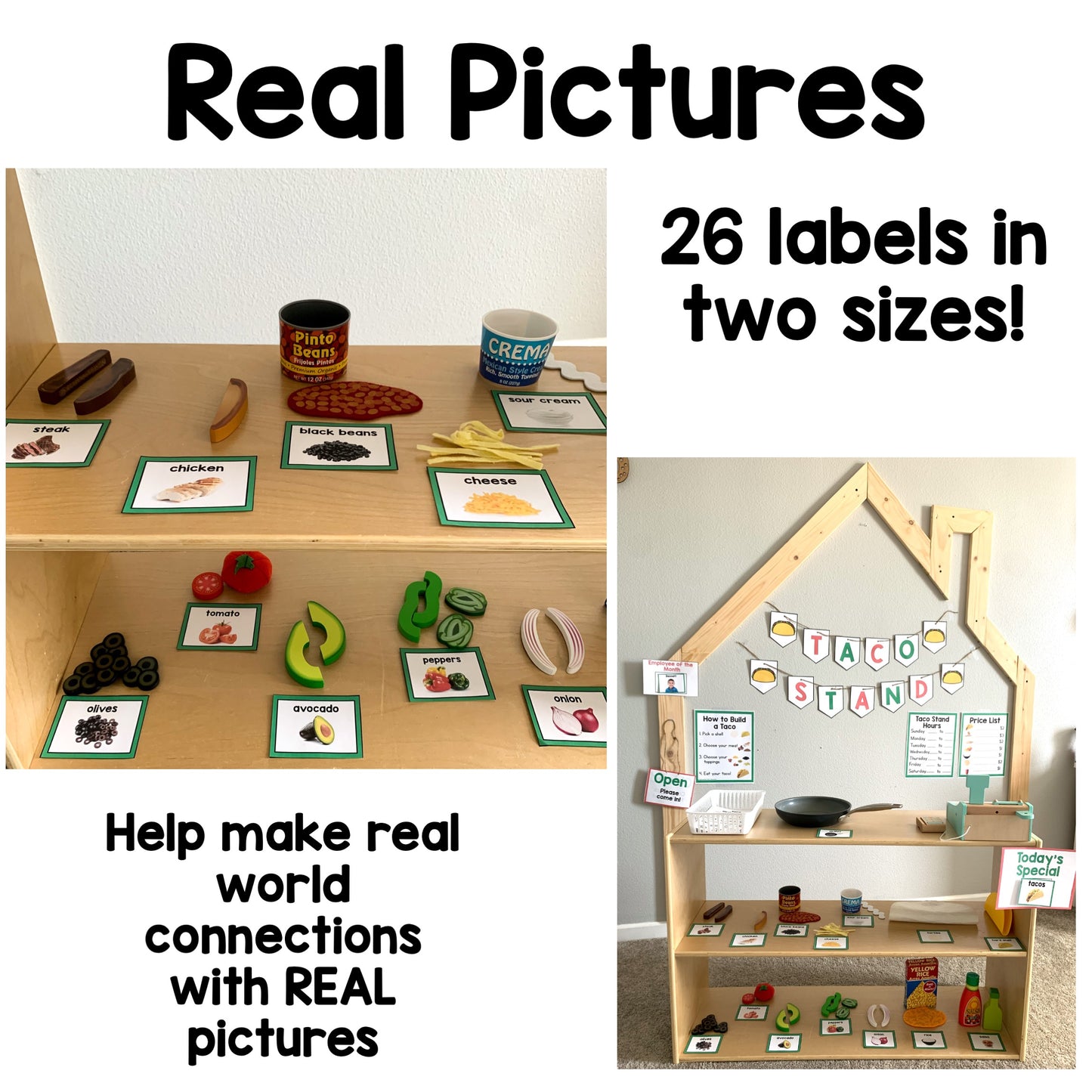 Taco Stand Dramatic Play | Real Pictures