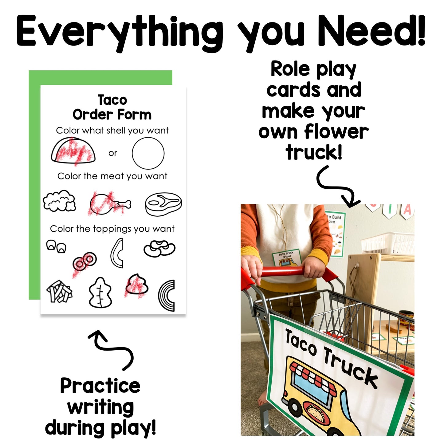 Taco Stand Dramatic Play | Real Pictures