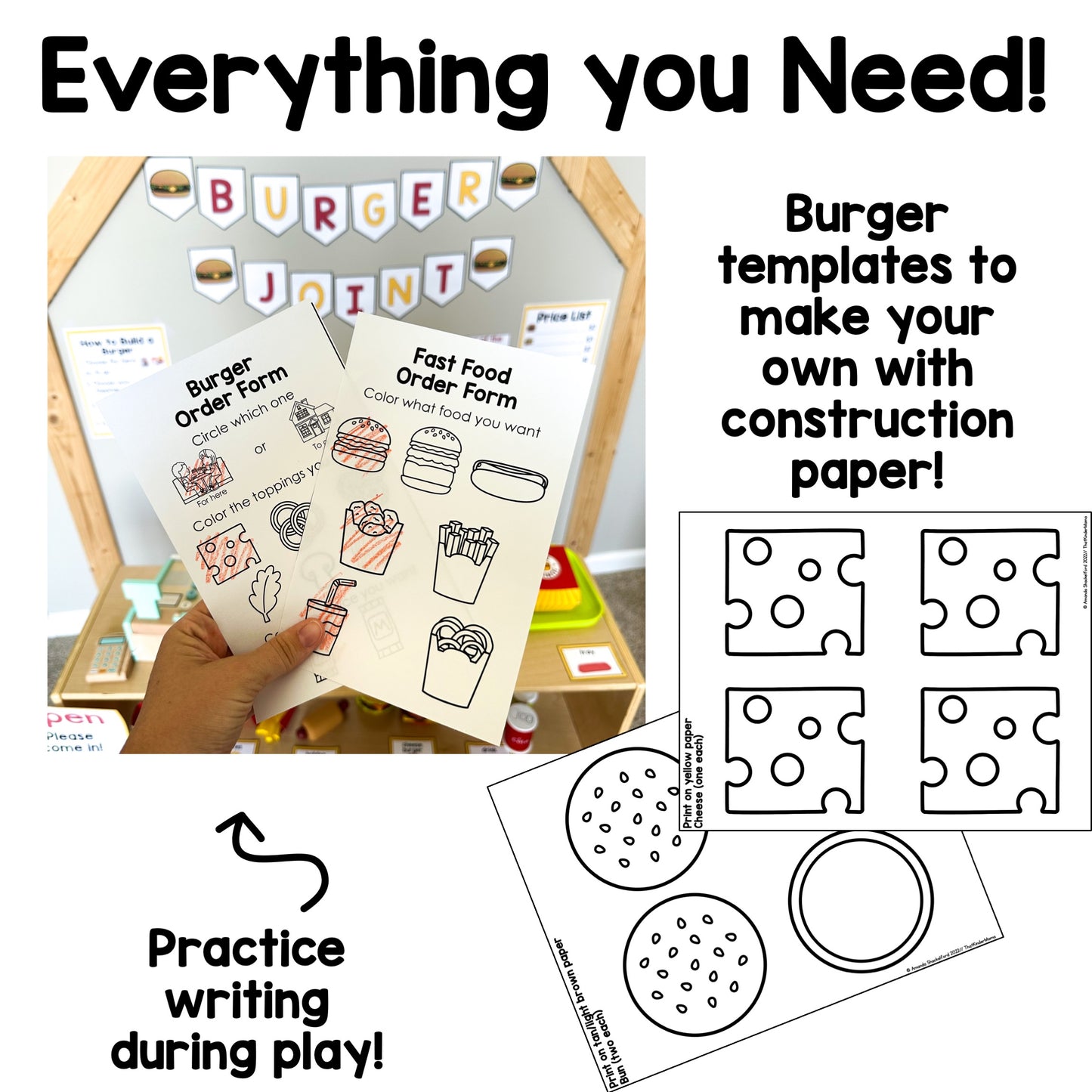 Burger Joint Dramatic Play | Real Pictures