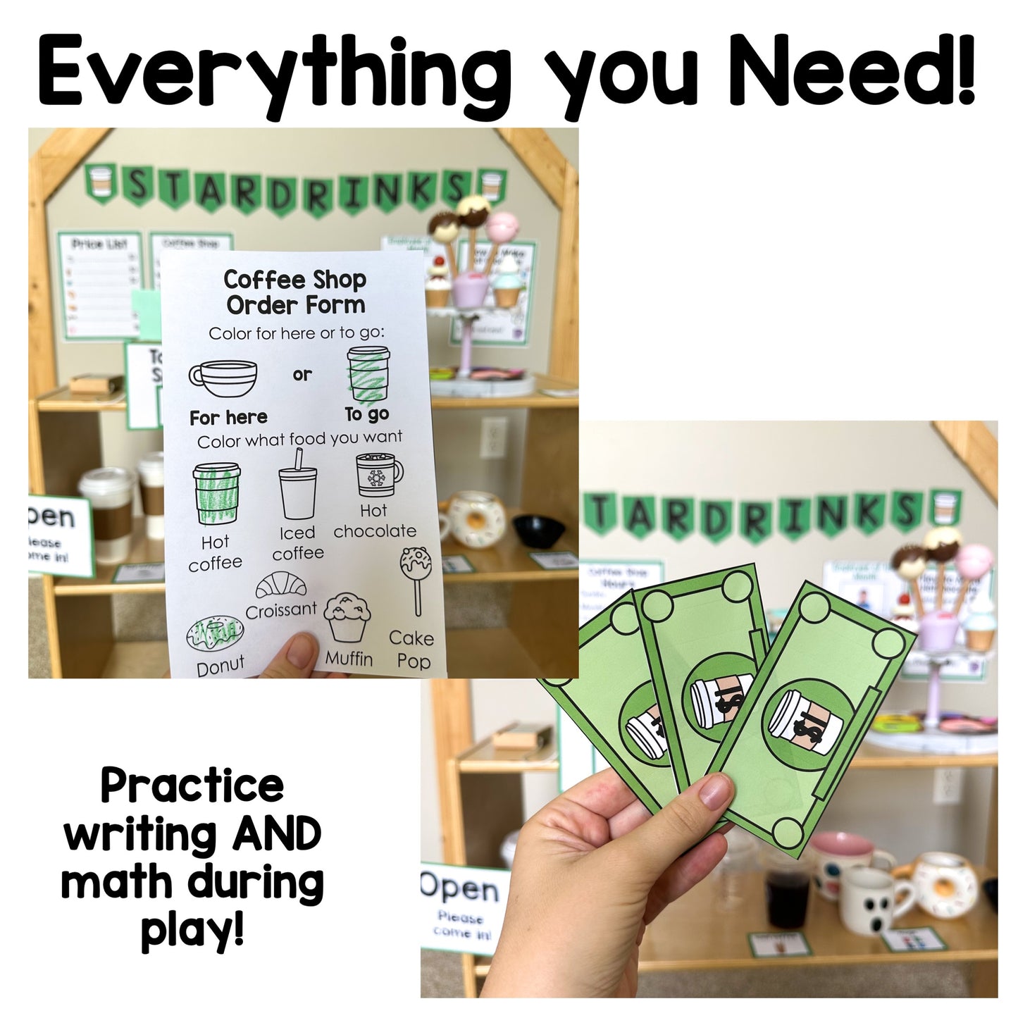 Coffee Shop Dramatic Play | Real Pictures