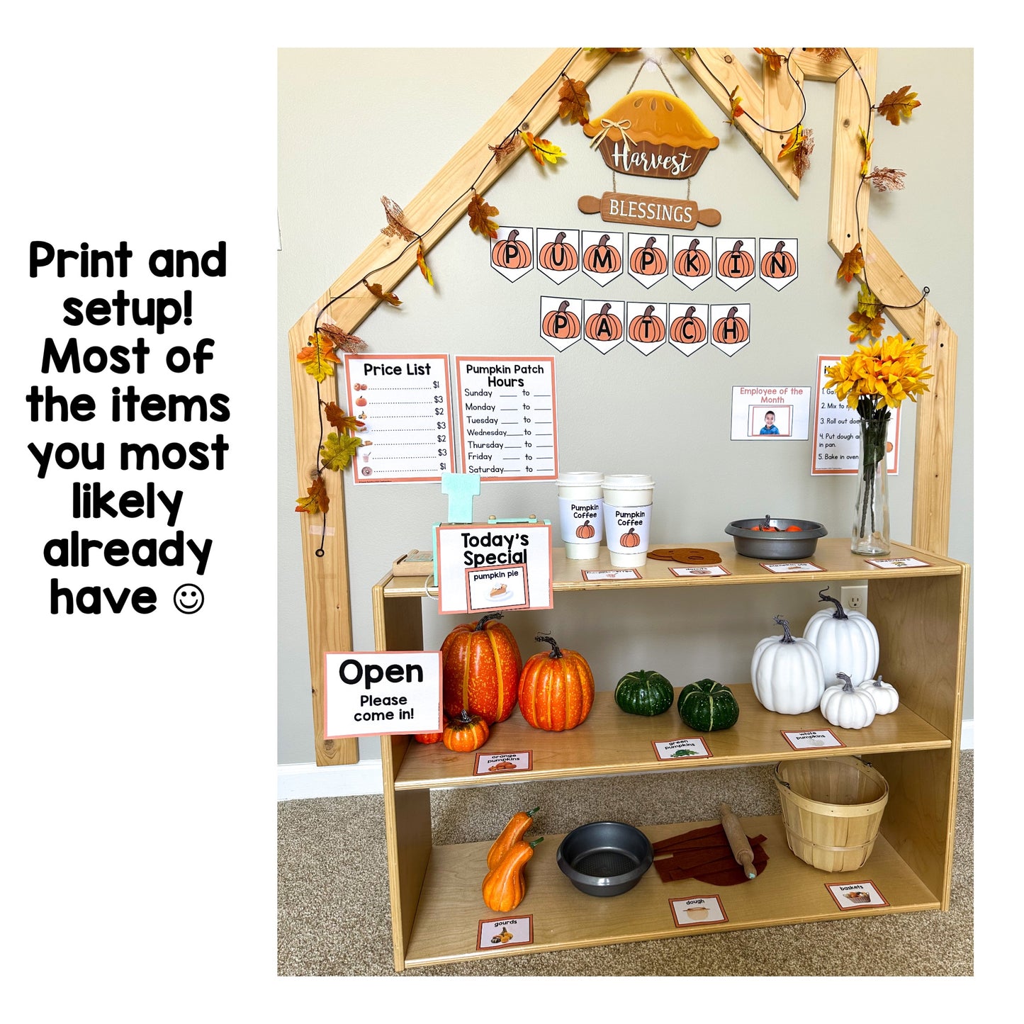 Pumpkin Patch Dramatic Play | Real Pictures