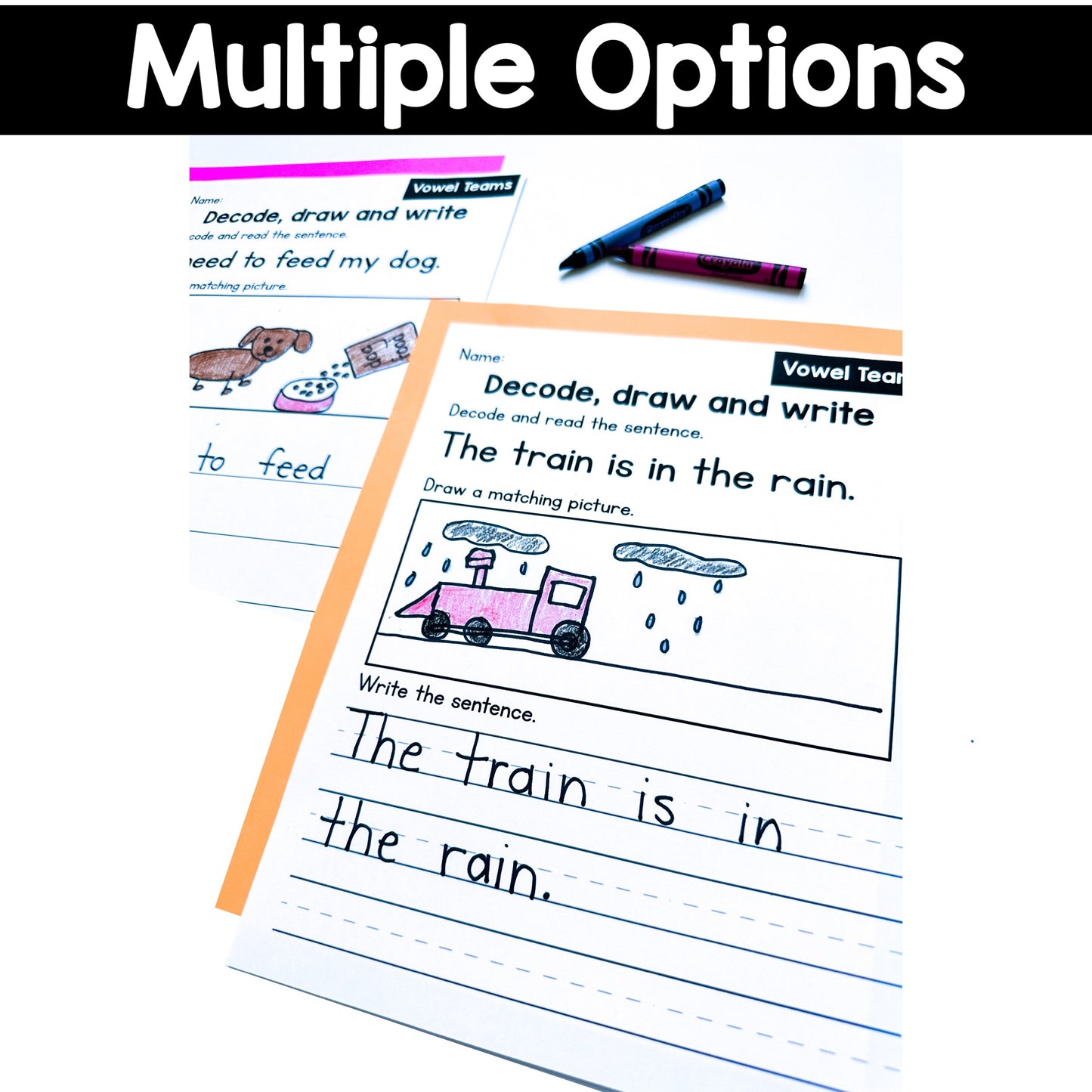 Decode Draw Write Vowel Teams