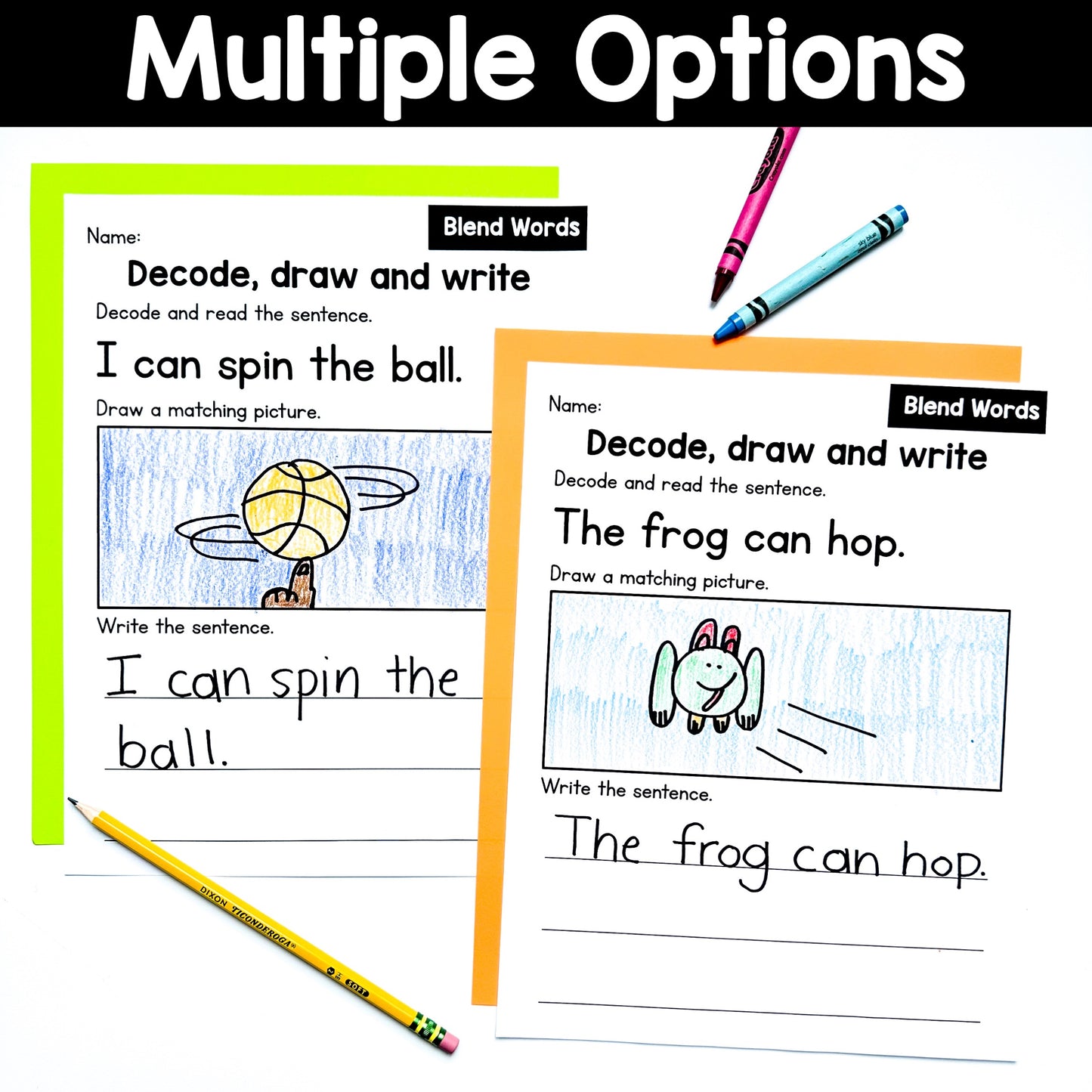 Decode Draw Write Blends