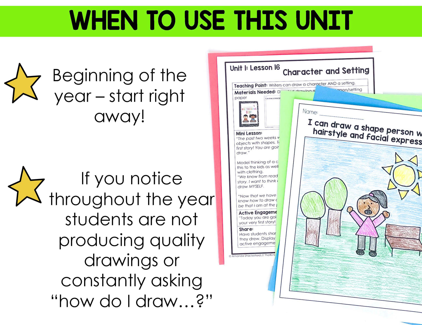 Kindergarten Illustration Unit