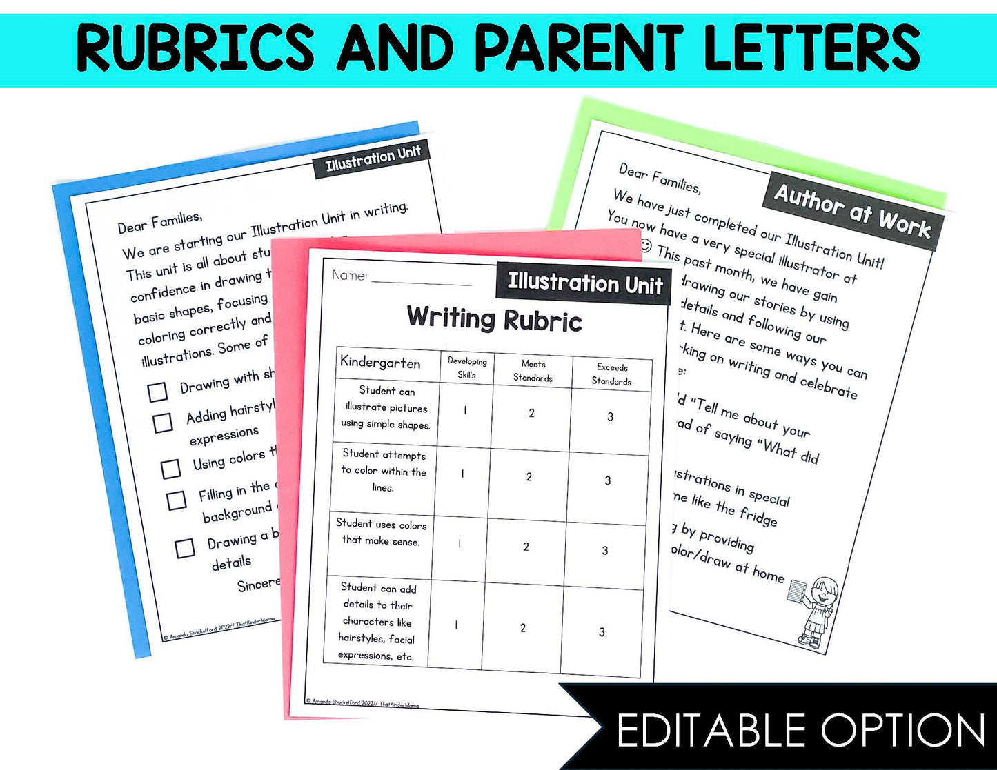 Kindergarten Illustration Unit