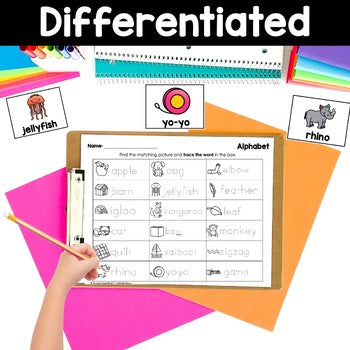 Alphabet Write the Room | Science of Reading