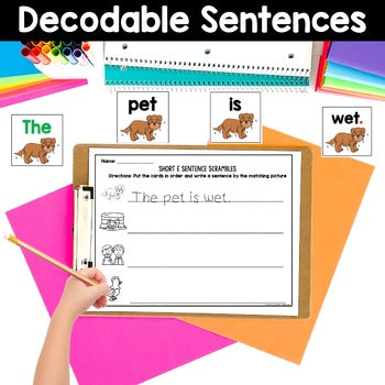 Science of Reading Kindergarten Phonics Centers