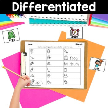 Blends Write the Room | Science of Reading