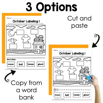 I can Label a Picture | October | Halloween