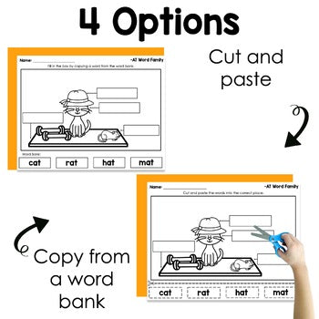 CVC Labeling Practice Pages | Phonics