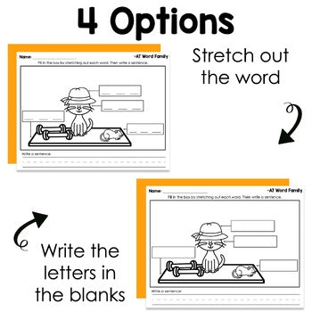 CVC Labeling Practice Pages | Phonics